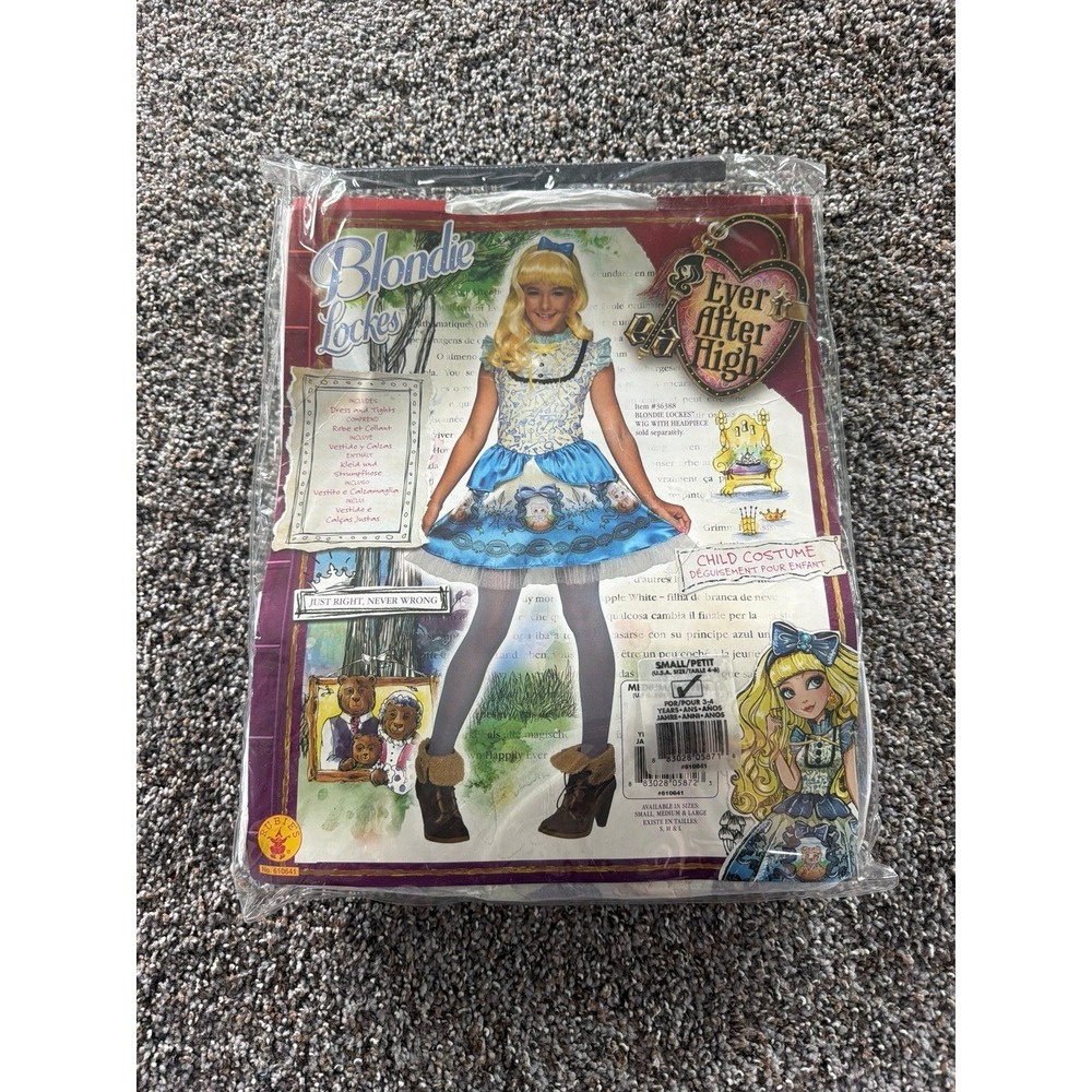 Blondie Lockes Ever After High Child Costume Small New Rubies